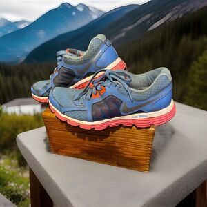 Nike Dual Fusion ST2 Women's Trail Running Shoes 454240 461 So‎ 9.5 Gray Pink
